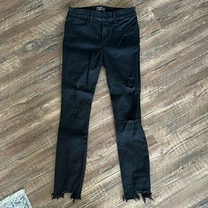 Abercrombie & fitch mid rise super skinny ankle jeans